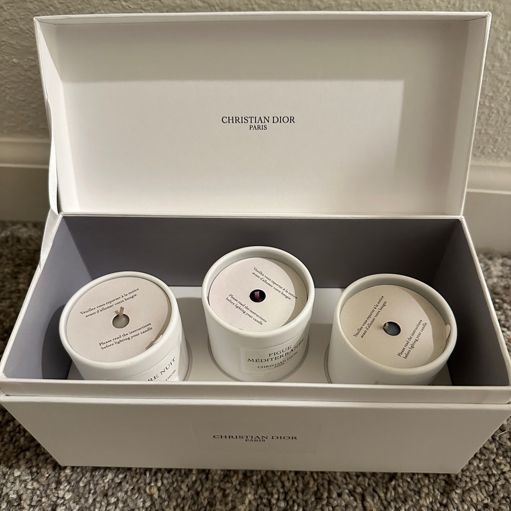 Christian Dior Candle Set